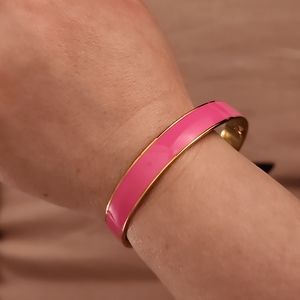 J Crew pink bangle bracelet
